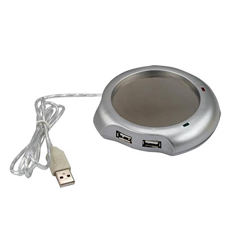 Silver USB Heather Coaster Pad
